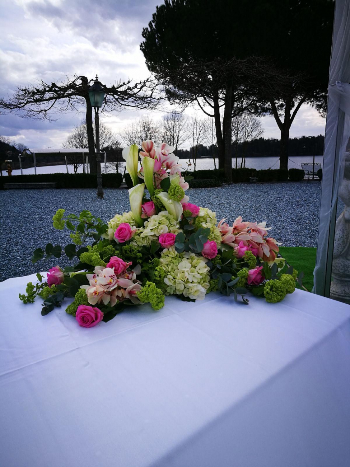 Ombrellino Di Pizzo Fatto A Mano Gonetre | Ricamo Floreale In Seta | Oggetto Da Foto Per Matrimonio | Taglia S (28 Cm)